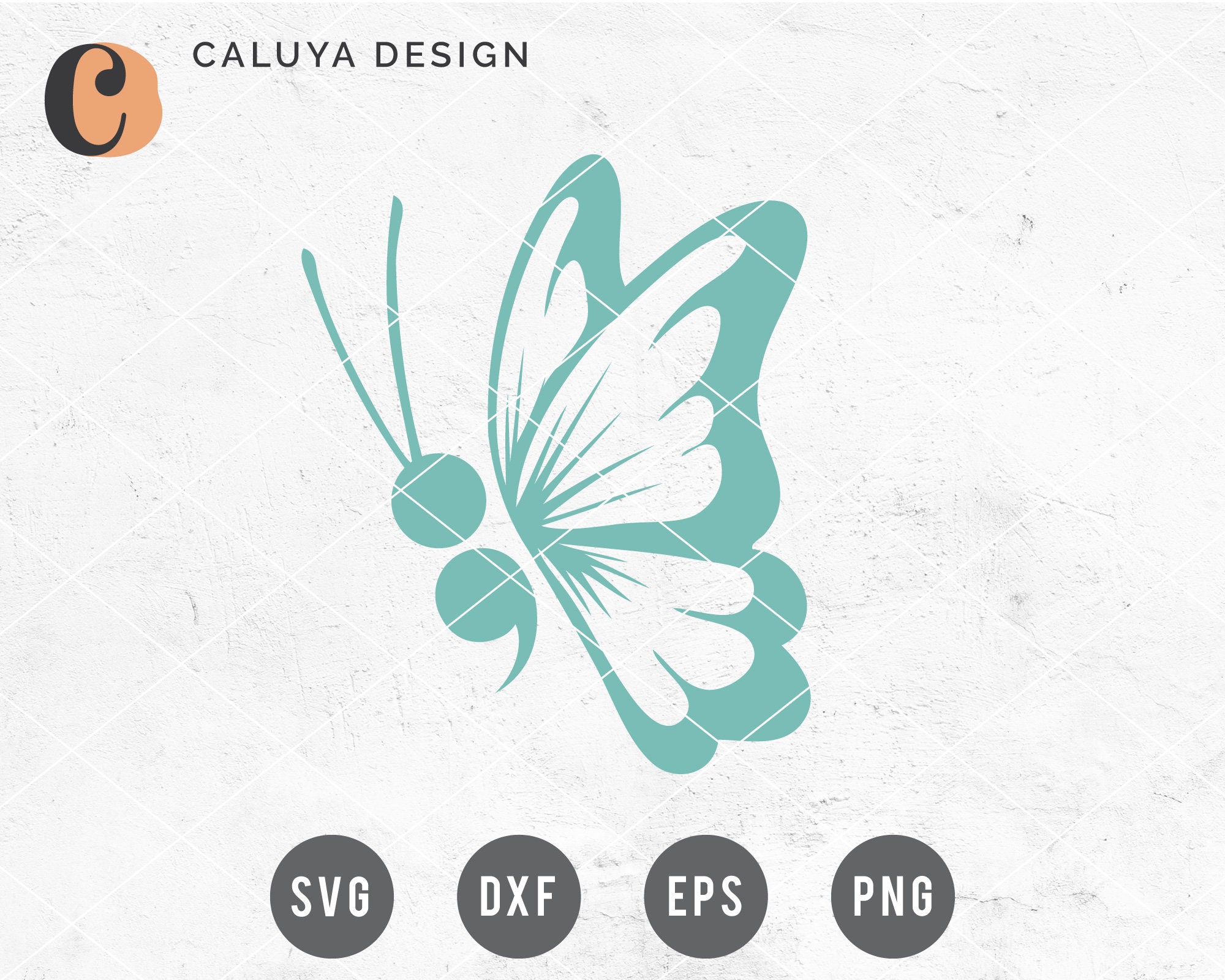 Download Free Svg Png Semi Colon Butterfly Cricut Cut Files Png Etsy