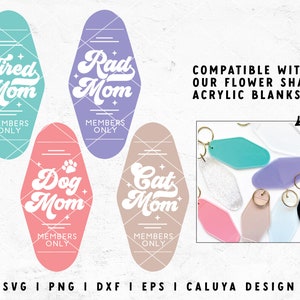 Funny Mom SVG | Mom Life SVG | Motel keychain SVG | Keychain Template svg | svg for Keychain Making | Free svg  for Cricut, Cameo Silhouette