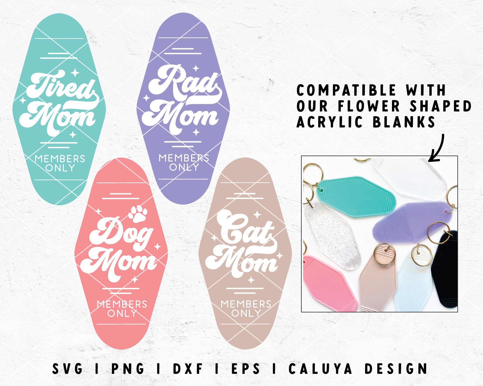 Funny Mom SVG Mom Life SVG Motel Keychain SVG Keychain Etsy