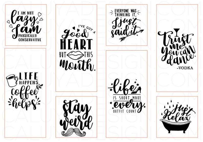 Download Funny Quotes SVG Cut File Bundle Deal Cut File for Cricut ...