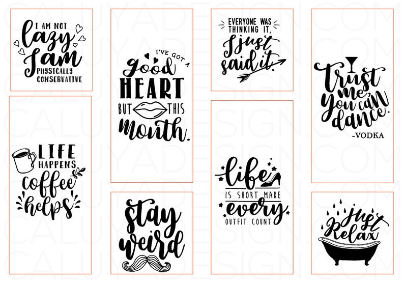 Funny Quotes SVG Cut File Bundle Deal Cut File for Cricut ...