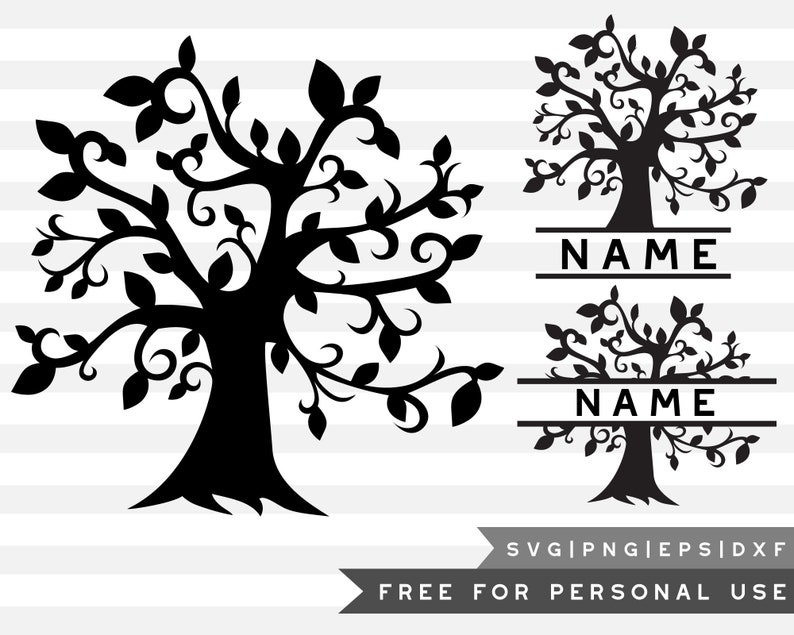 Download FREE SVG PNG Link Giving Tree Cut Files svg png dxf | Etsy