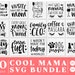 Mothers Day SVG Bundle | Funny Mom SVG | Mama Quote SVG | Mom Shirt svg | Gift for Mom svg | Wine svg Cut File for Cricut, Cameo Silhouette