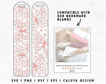 Bookmark SVG, Bookmark template SVG, Bookmark Kids SVG, Butterfly svg, retro butterfly svg, teacher gift svg, book lovers svg, library svg