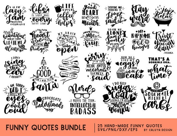 Download Funny Quotes SVG Cut File Bundle Deal Cut File for Cricut ...