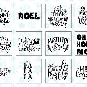 Christmas Quote SVG Cut File Bundle Deal | Cut File for Cricut & Cameo ...