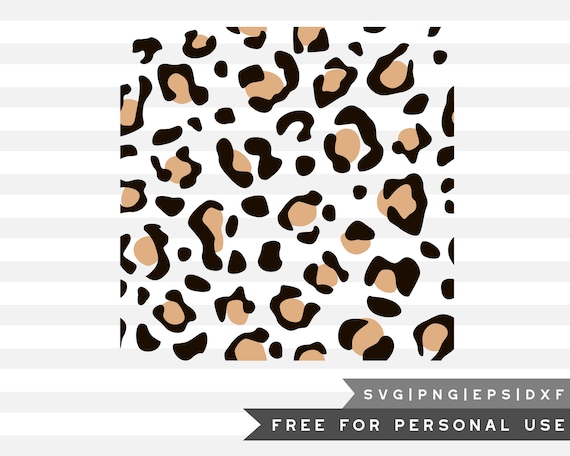 Png Cheetah Print Svg Digital Downloads for Cricut /& Silhouette Leopard CRICUT SVG Cut Files