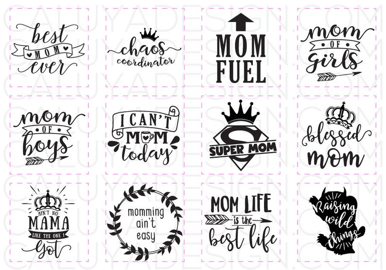 Download Mom Life SVG Cut File Bundle Deal Cut File for Cricut & | Etsy