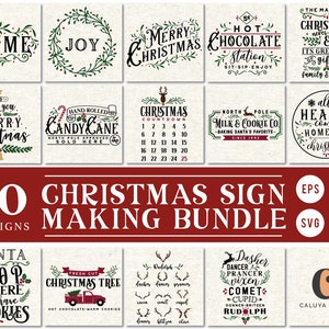 Vintage Christmas sign svg | svg christmas door sign | christmas family sign svg | christmas farmhouse sign svg | christmas sign svg bundle