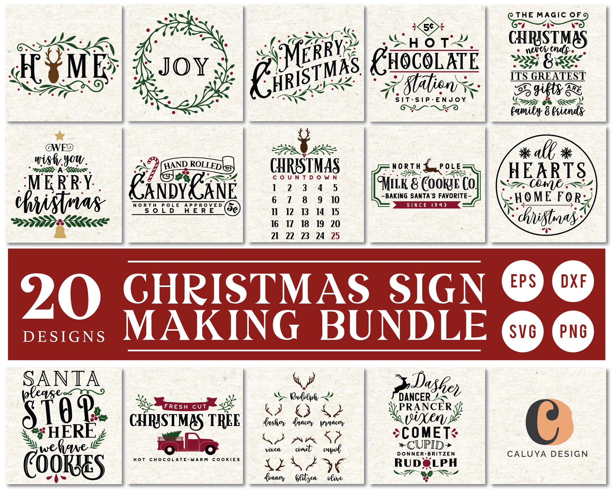 Vintage Christmas sign svg | svg christmas door sign | christmas family sign svg | christmas farmhouse sign svg | christmas sign svg bundle