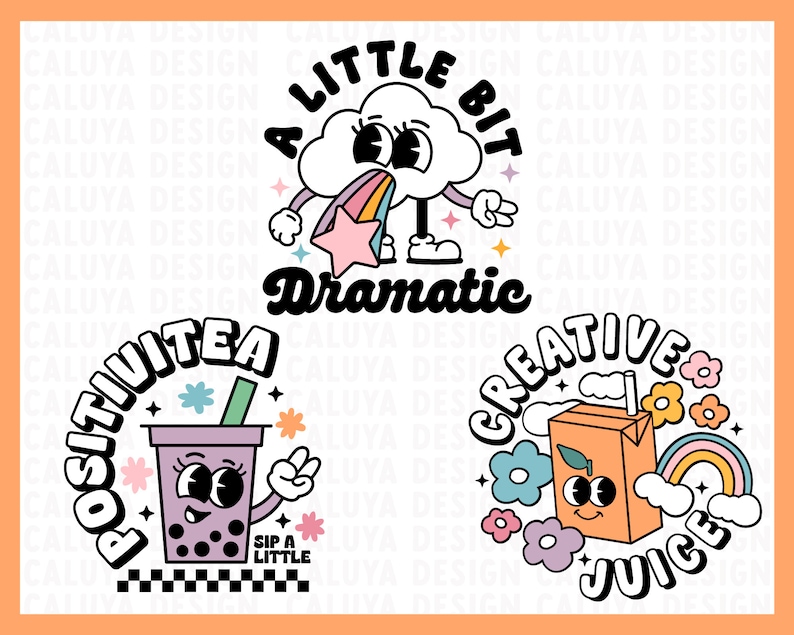 funny coffee mug saying SVG | Retro Character SVG, Self Love SVG, Mental Health svg, Cute Sticker svg, Over thinker svg, Libbey can wrap svg image 6