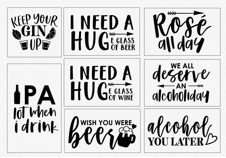 Download Happy Hour SVG Cut File Bundle Deal Cut File for Cricut ...