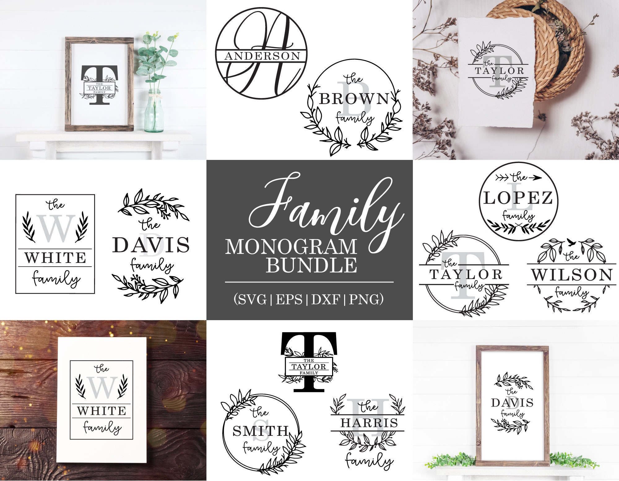 Free Free 182 Family Monogram Svg Free SVG PNG EPS DXF File
