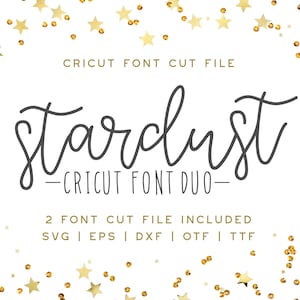 Dúo de fuentes de caligrafía / Cricut Font Duo / Fuente Script, fuente de script Cricut / Archivo de corte de fuente Cricut / Letras de script / Fuente de script manuscrita