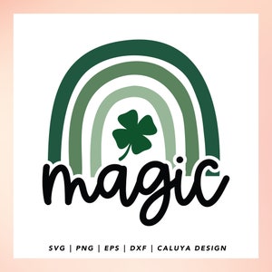 St Patricks Rainbow SVG | St Patricks Day SVG | Shamrock svg | Lucky Clover svg | Rainbow Baby SVG | Cut File for Cricut, Cameo Silhouette