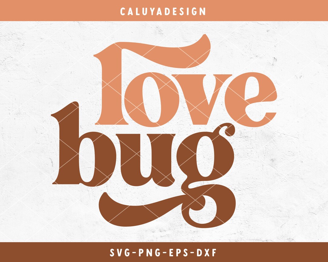 Love Bug SVG Cut File for Cricut, Cameo Silhouette | BOHO BABY Cutting ...