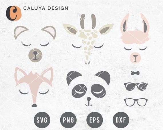 Download Free Svg Png Link Animal Faces Files Svg Png Dxf Eps Etsy