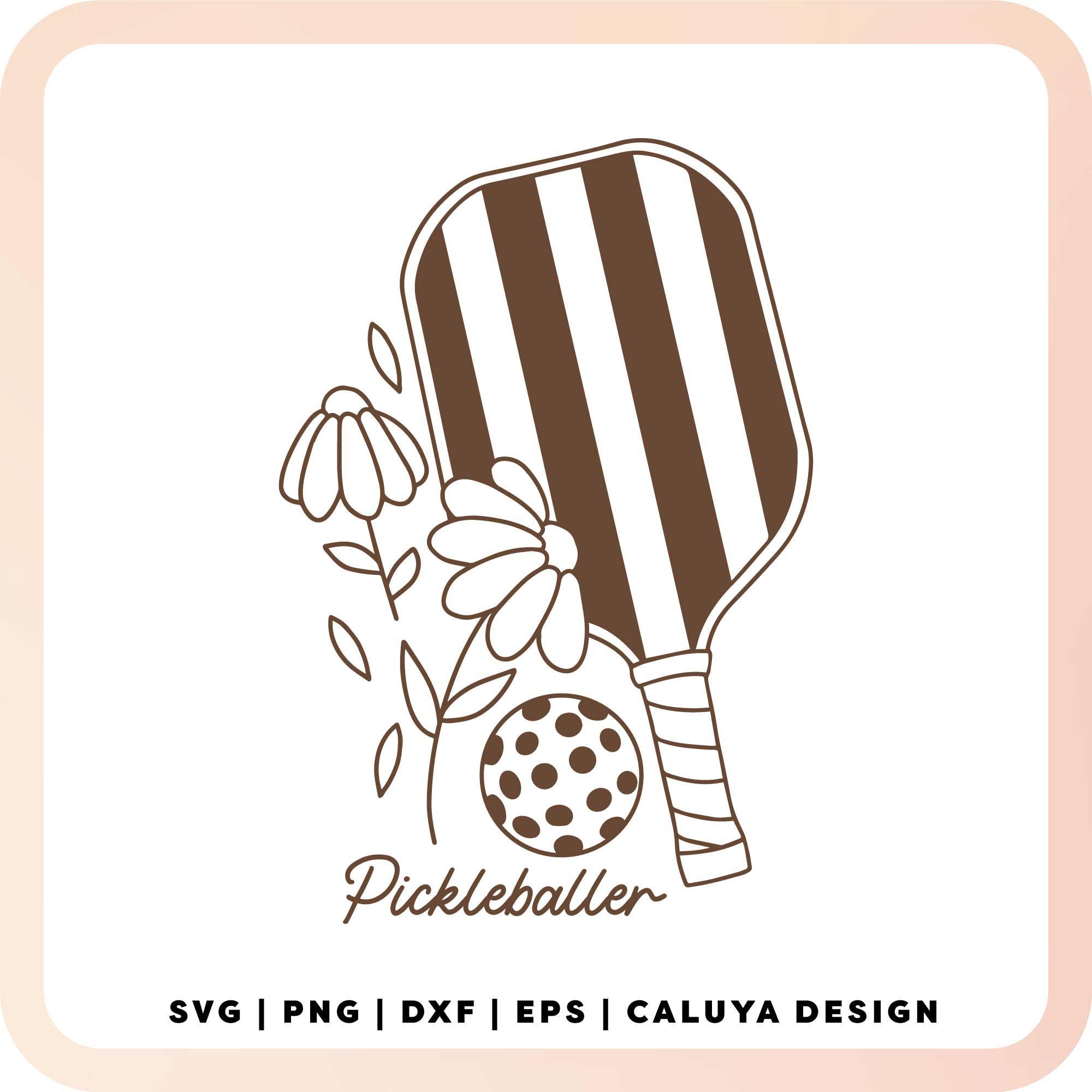 Pickleball Racket Svg Pickleball SVG | Pickleball Paddle SVG | Pickeball Racket Svg ...
