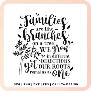 Family Tree SVG | Inspirational Family Quote SVG | Family Reunion SVG | Family Sign svg | Family Quote svg | Family Quote Clipart, Cricut