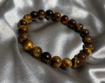 Yellow Tiger's Eye Stretch Bracelet