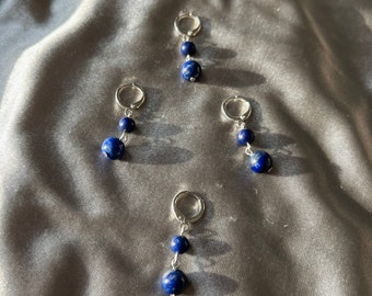 Lapis Lazuli Huggie Earrings