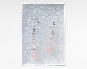 Rose Quartz Earrings