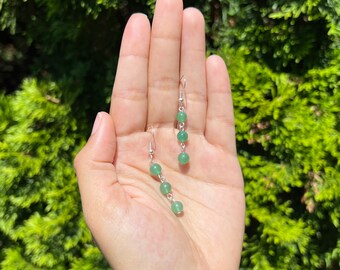 Green Agate Earrings