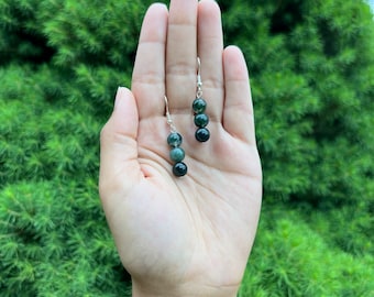Moss Agate Earrings
