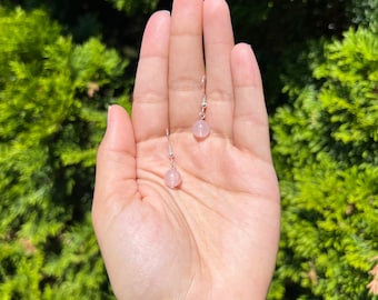 Rose Quartz Earrings