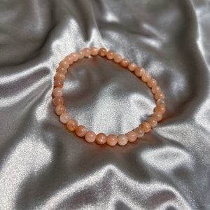 Sunstone Crystal Stretch Bracelet