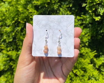 Sunstone Earrings