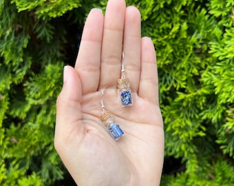 Mini Lapis Lazuli Jar Earrings