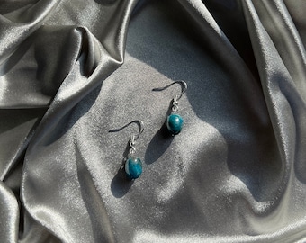Blue Apatite Earrings