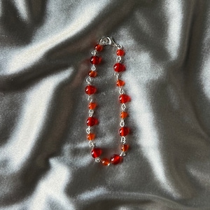 Red Agate Crystal Bracelet