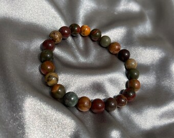 Picasso Jasper Stretch Bracelet