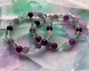 Fluorite Stretch Bracelet