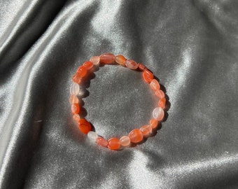 Dainty Carnelian Stretch Bracelet