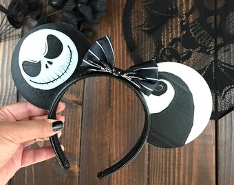 Jack Skellington 3D ears! (Glow in the dark)
