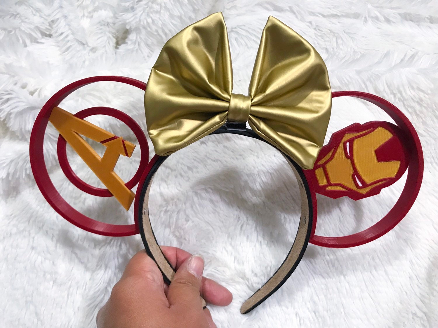 Custom made Ironman Mickey Ears Disney World Marvel Iron Man Mickey Ears Hat | Mercari main image 4