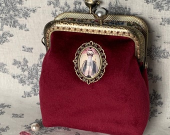 Coin purse, vintage, retro, shabby