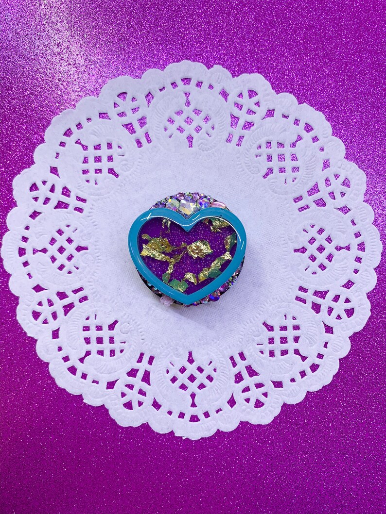 Vaporwave Heart Phone Grip