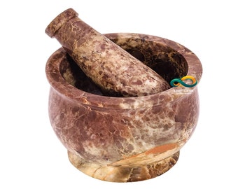 Soapstone Mortar and Pestle, Kitchen Spice Grinder, 4 inch