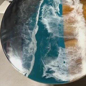 round wave center sofa coffee table custom made epoxy table kitchen 7 living room decors
