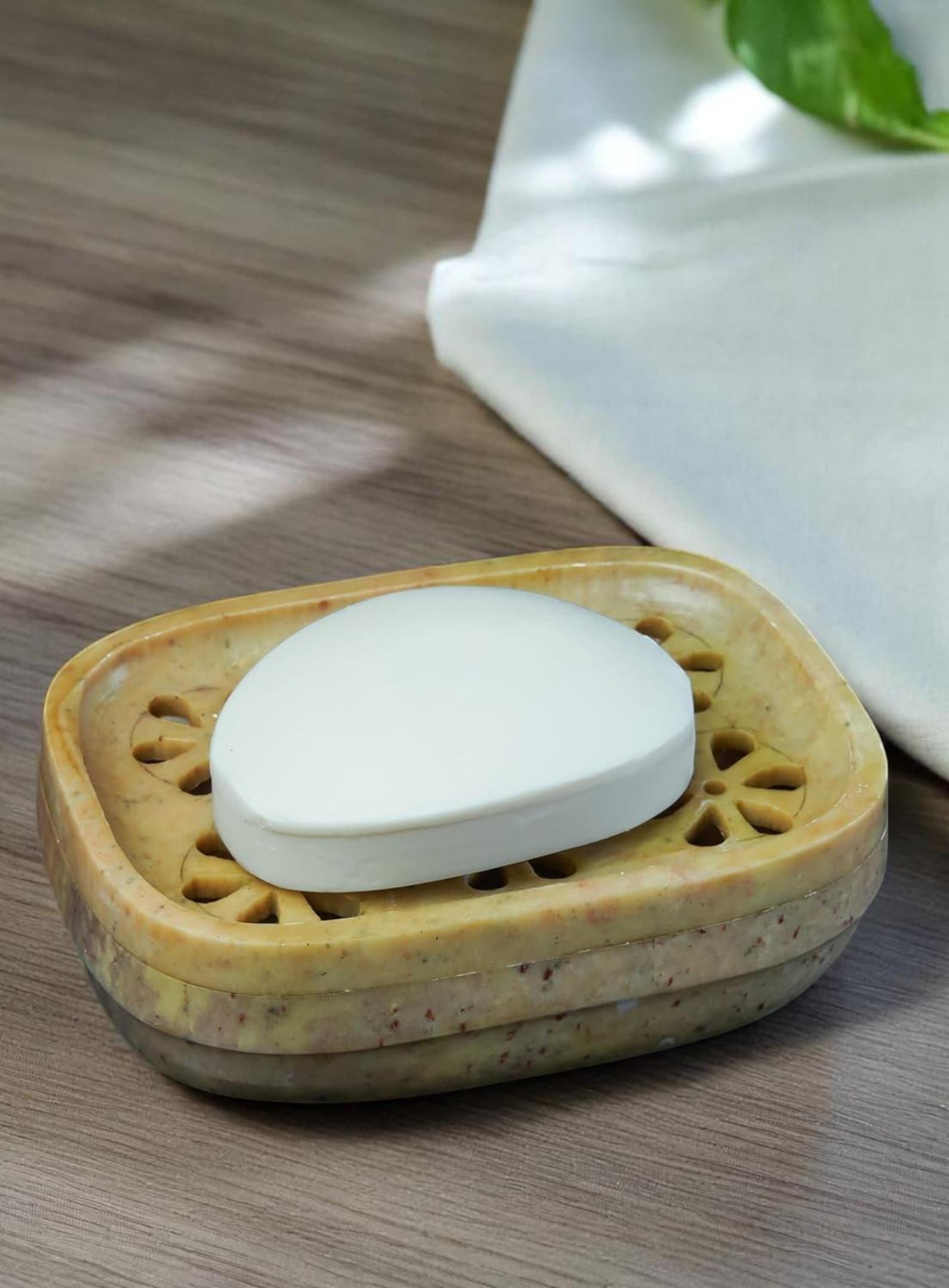 Handmade Soapstone Soap Dish With Lid: Decorative Bathroom Tray - Etsy
