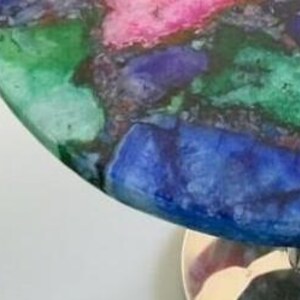 Semi precious agate stone mosaic furniture tabletop