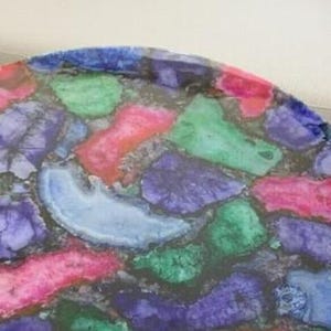luxury top modern arts handmade epoxy resin dining table