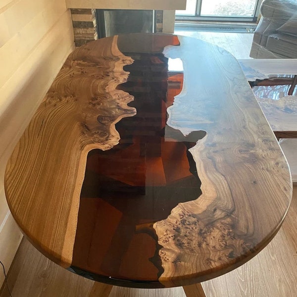 Resin Dining Table - Etsy