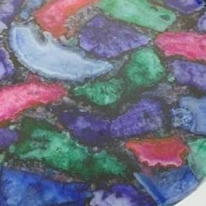 Crystal gemstone handmade coffee table home decor