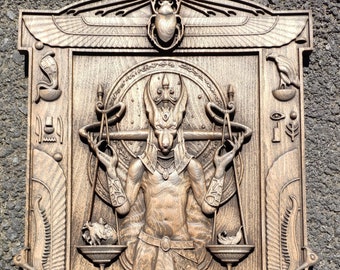 Anubis the god of death mummification embalming the afterlife cemeteries tombs Underworld Ancient Egypt mythology Jackal Black Dog Ebros
