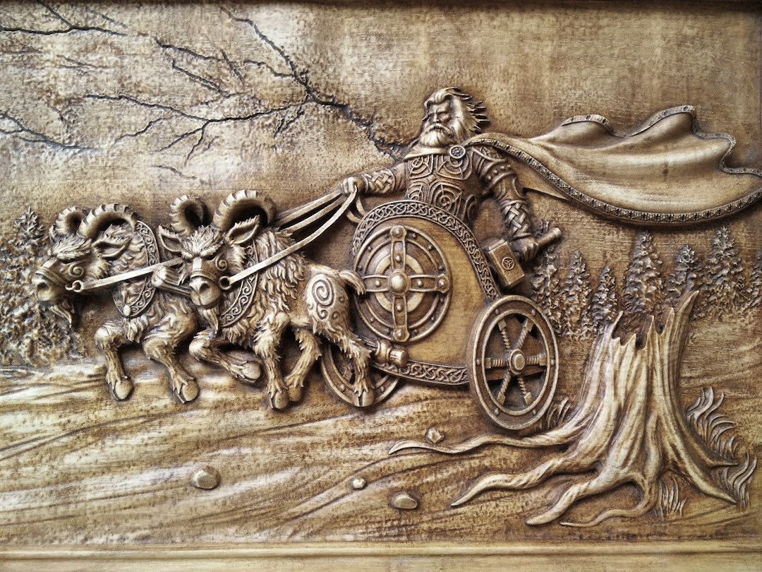 Thor-the God of Thunders Norse Mythology Woodcarving Pagan Woodworking  Vikings Sons of Odin Valhalla Asatru Home Decor Wall Art Norse Gods - Etsy  Sweden, image size:1080x810